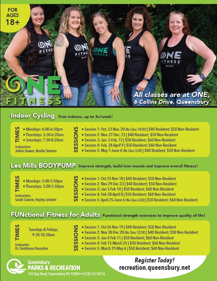 ONE Fitness-Indoor Cycling/FUNctional Fitness 55+